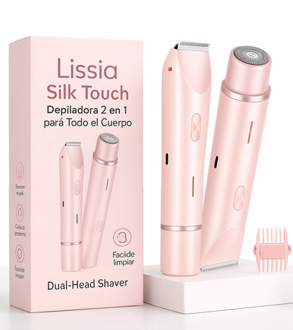 Lissia Silk Touch – Depiladora 2 en 1 para Todo el Cuerpo